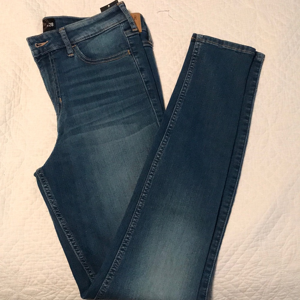 Super skinny high rise jeans